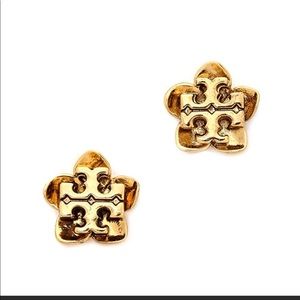 Tory Burch flower stud earrings